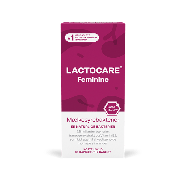 Lactocare Feminine mælkesyrebakterier til urinvejsinfektion og underlivet (30 stk)