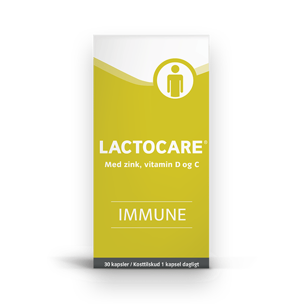 Lactocare Immune mælkesyrebakterier til at støtte immunforsvaret (30 stk)