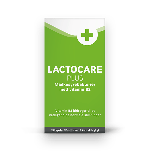 Lactocare Plus mælkesyrebakterier til under og efter penicillin og antibiotika (15 stk)